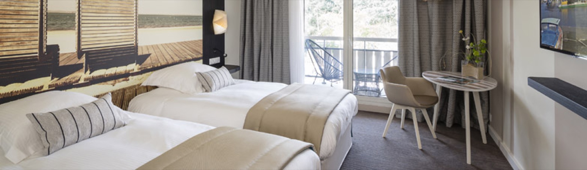 Chambre Classique lits jumeaux avec balcon