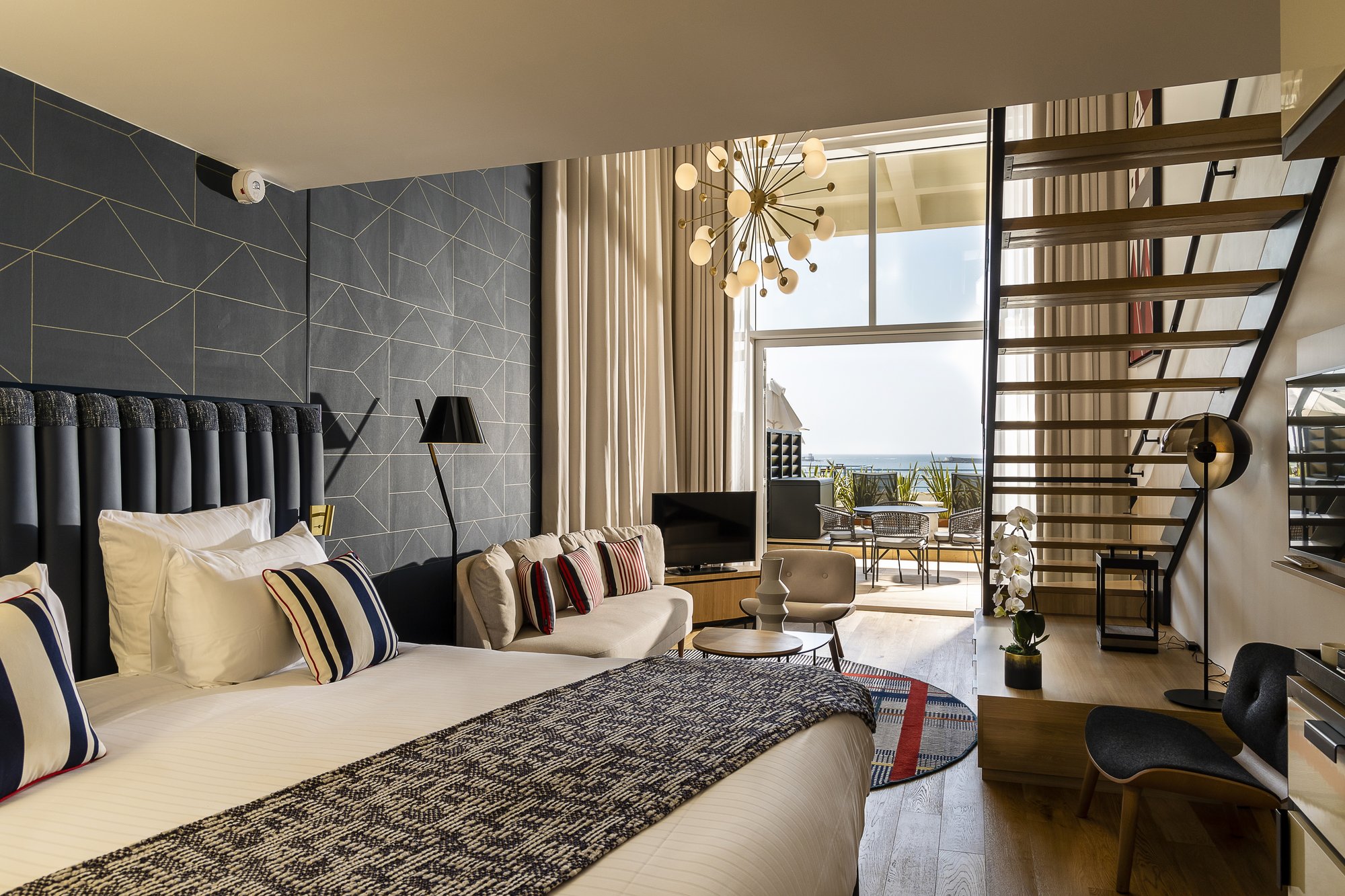 Suite duplex vue mer de l'hôtel Thalazur Saint-Jean-de-Luz